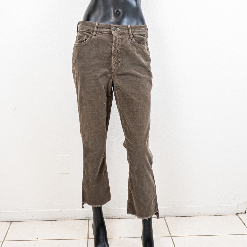 Mother Denim The Insiders Step Fray Jean Corduroy Taupe size 29